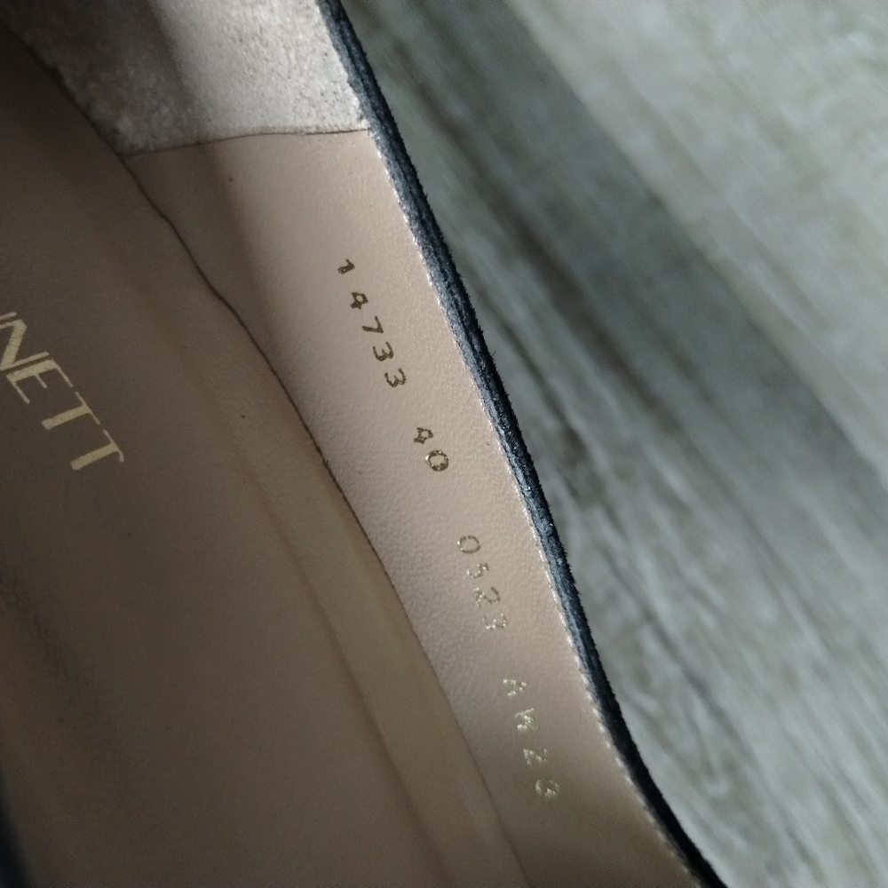 LK Benett London Black Suede Tess Courts Pumps - Picture 10 of 14